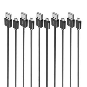 Orico Micro USB Charge/Sync 5Pack 1x30cm/3x90cm/1x180cm - Black
