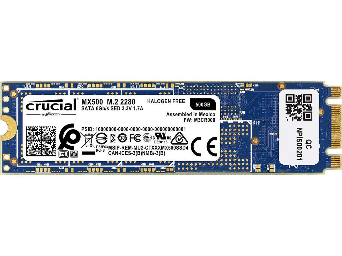 Crucial MX500 1000GB M.2 2280DS SSD