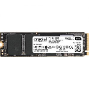 Crucial P1 500GB 3D PCIE NVME M.2 SSD