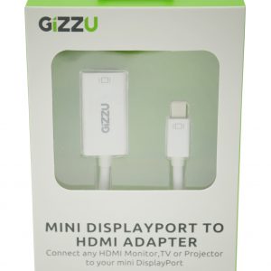 GIZZU Mini Display Port to HDMI Adapter White