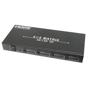 HDCVT 4x4 HDMI 4k Matrix Switch