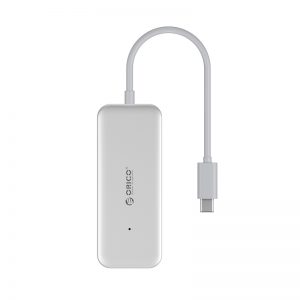 Orico 4 Port USB-C to 4xUSB3.0 Hub Silver