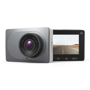 YI Smart Dash 1080P 3MP 165 Micro SD Slot Camera Space Gre