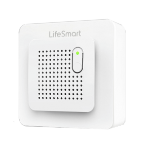 Lifesmart Flammable Gas Sensor with Built-in alarm - White