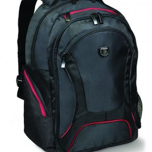 Port Designs COURCHEVEL 17.3' Backpack Case - Black and Red