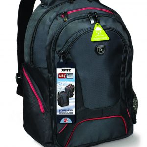 Port Designs COURCHEVEL 14/15.6' Backpack Case - Black and Red