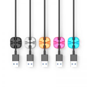 Orico 5 Slot Desktop Cable Cross Clip Black