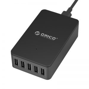 Orico 5 Port 40W Charge Desktop Charger Black
