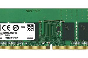 Crucial 16GB DDR4 2666MHz Dual Rank ECC Unbuffered Dimm