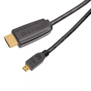 Kanex Micro HDMI 1.8m Cable Black