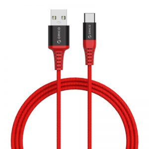 Orico USB-C Aramid 1m Cable Red