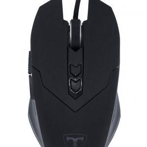 T-Dagger Lieutenant 8000DPI 10 Button|180cm Cable|Ambi-Design|RGB Backlit Gaming Mouse - Clear Black