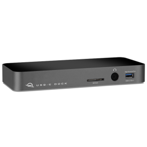 OWC 10 Port USB-C Dock with Mini Display to HDMI 4K Adapter Space Grey