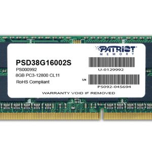 Patriot Signature Line 8GB DDR3 1600MHz SO-DIMM Dual Ran