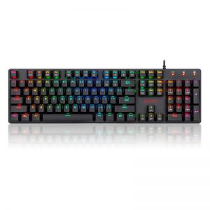 Redragon Shrapnel RGB Colour Lighting|104 Key|Low Profile Keycap|180cm Cable|Mechanical Gaming Keypad