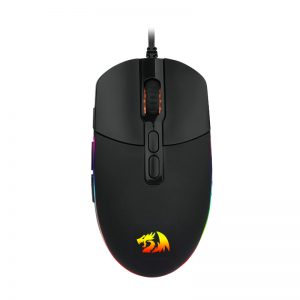 Redragon INVADER 10000PI 8 Button|180cm Cable|Ambi-Design|RGB Backlit Gaming Mouse - Black
