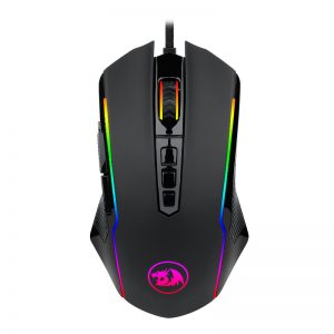 Redragon RANGER 12400PI 7 Button|180cm Cable|Ambi-Design|8 Weights|8 Backlit Modes Gaming Mouse - Black