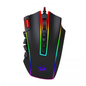 Redragon LEGEND 24000PI 22 Button|180cm Cable|Ergo-Design|8 Weights|RGB Backlit Gaming Mouse - Black