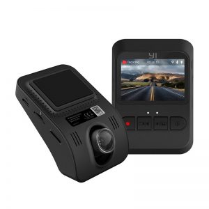 YI Mini Smart Dash 1080P 2MP 140 Micro SD Slot Camera Blac